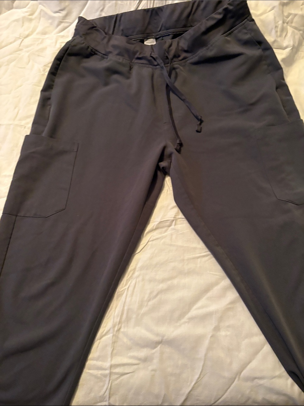 Women’s Mandala Drawstring Joggers in Charcoal Gray - Everyday Comfort